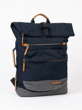 TUMI Dalston Ridley Roll-Top Backpack - Navy Blue